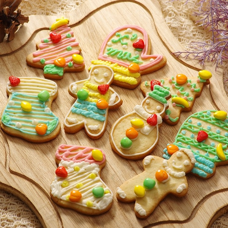 【LS手作甜點】手繪聖誕糖霜餅乾(12入)
