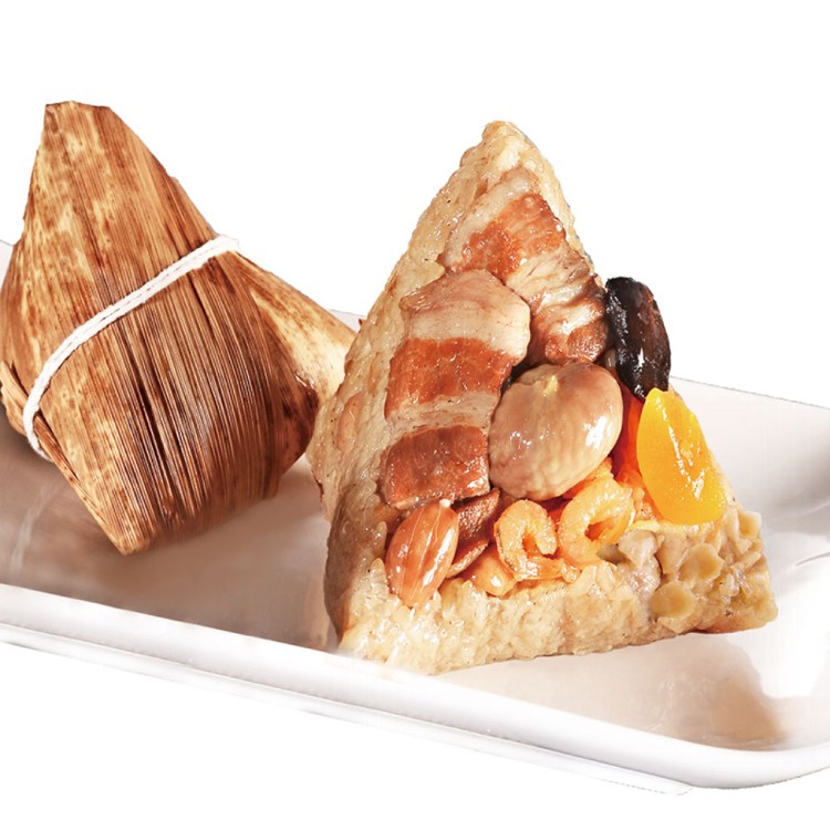 【呷七碗】古早味頂級北部粽禮盒(210gx6粒/包) x1盒