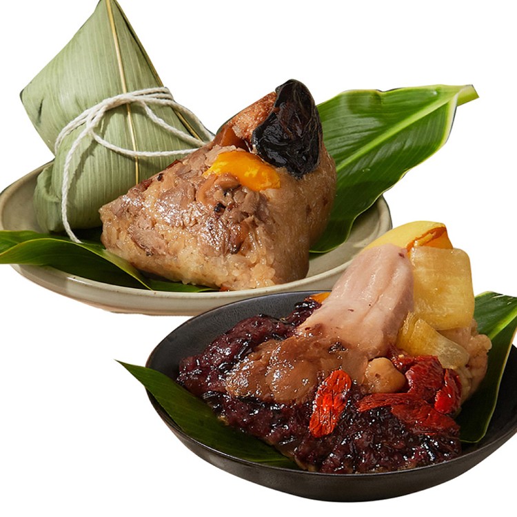 【綠原品蔬食肉粽】臻品飄香粽(桂花珍珠/猴頭菇 任選6入)(全素)