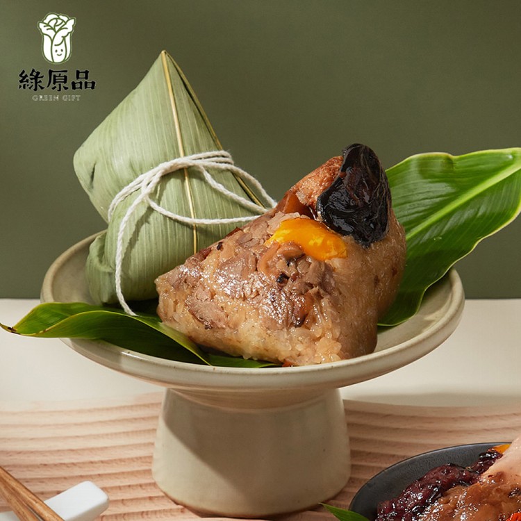 【綠原品蔬食肉粽】臻品飄香粽(桂花珍珠/猴頭菇 任選6入)(全素)