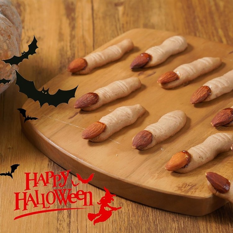 【LS手作甜點】萬聖節巫婆手指杏仁餅乾 (50隻/袋)