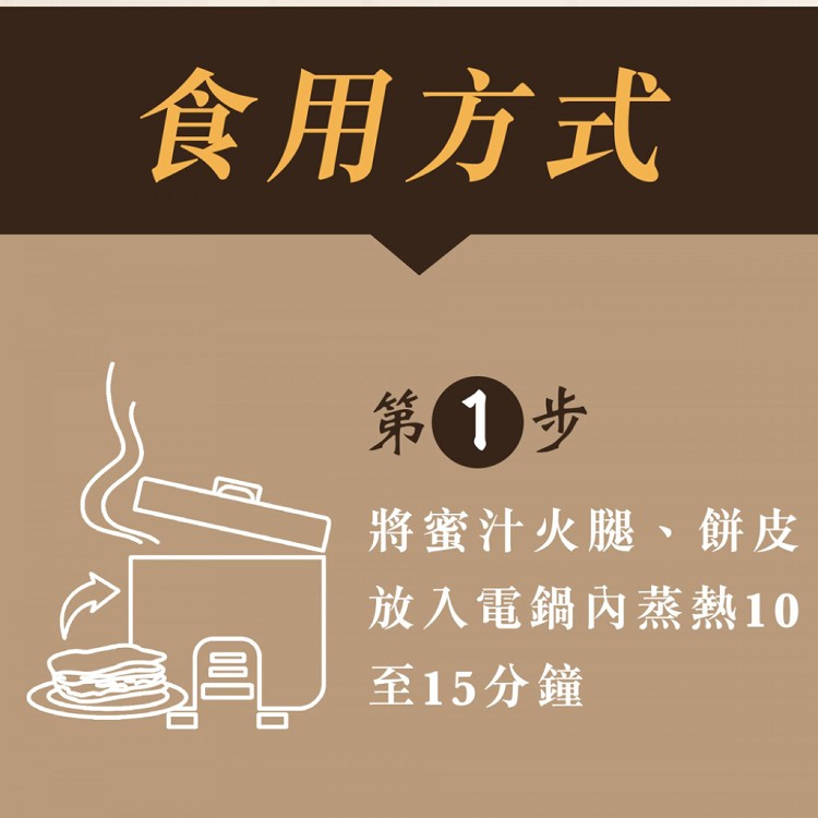 預購年菜【南門市場六十年老店-上海火腿】蜜汁火腿富貴雙方禮盒(750g)(12份)