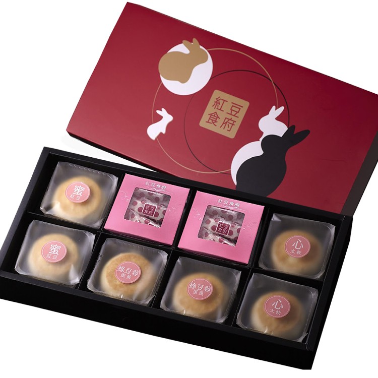 【紅豆食府】蘇式月餅娃娃酥中秋禮盒(8入)