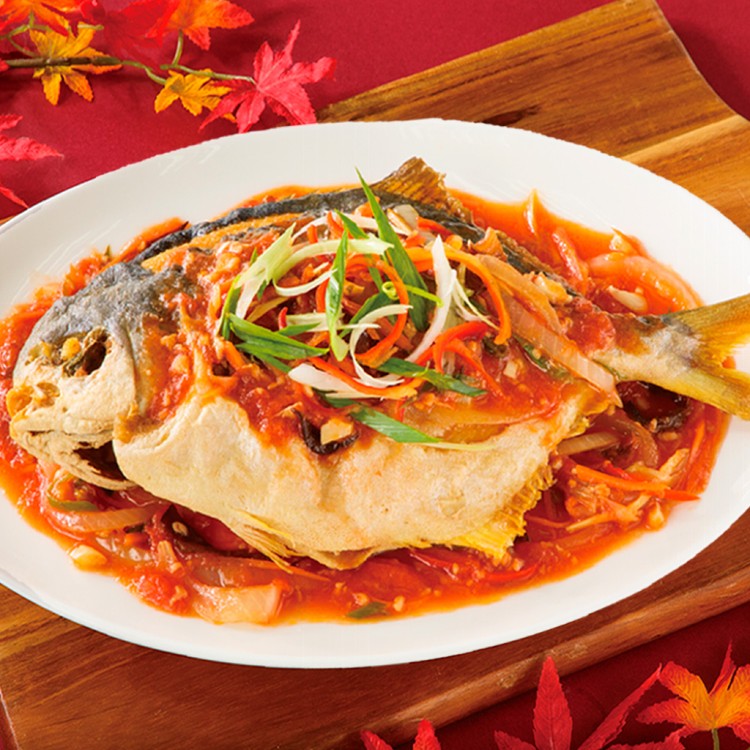 【呷七碗】五柳枝鯧魚 (750g)