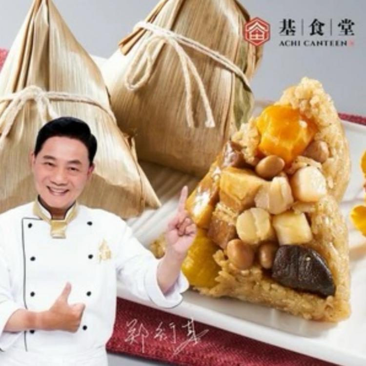 【基食堂】阿基師珍珠干貝粽(4入)(840g)[現貨家常菜]