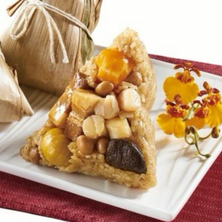 【基食堂】阿基師珍珠干貝粽(4入)(840g)[現貨家常菜]
