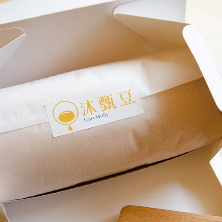 【沐甄豆】生豆乳捲特級組合 _ 冰心紫薯款 + 特級黑米款