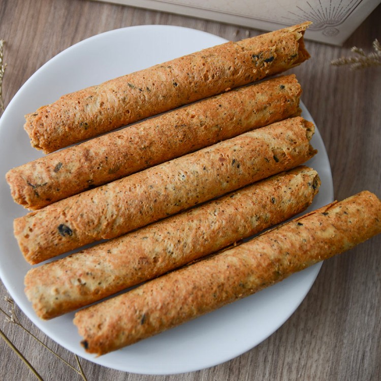 【沐甄豆】頂級手工黑豆香厚捲 204g