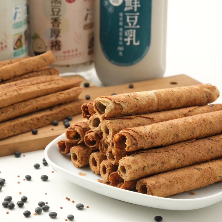 【沐甄豆】頂級手工黑豆香厚捲 204g