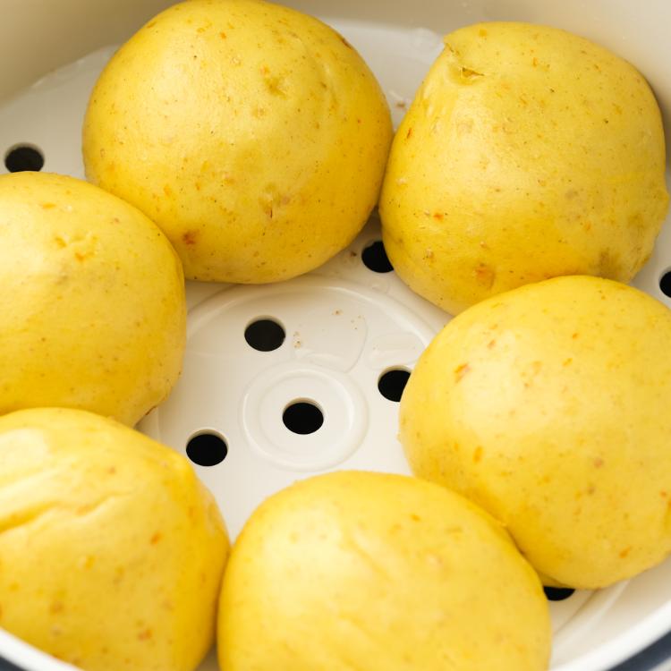 【沐甄豆】豆漿薑黃芝麻小包子 熱銷團購款 (6入/包) │ 純素