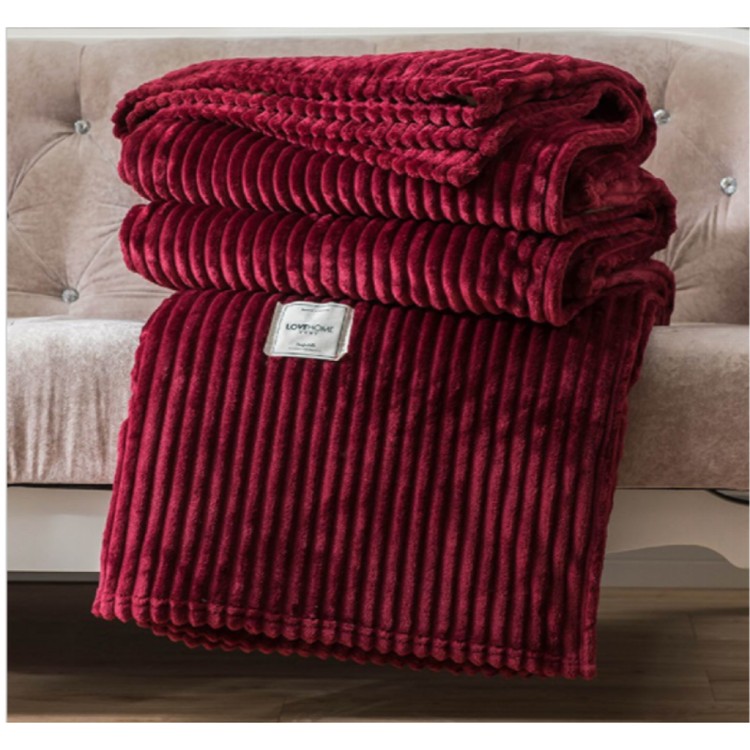 【多自在生活用品】美式休閒牛奶絨毯