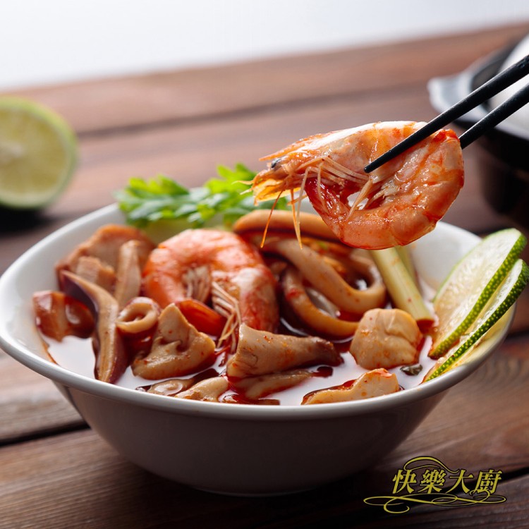 【快樂大廚】泰式酸辣海鮮鮑魚湯