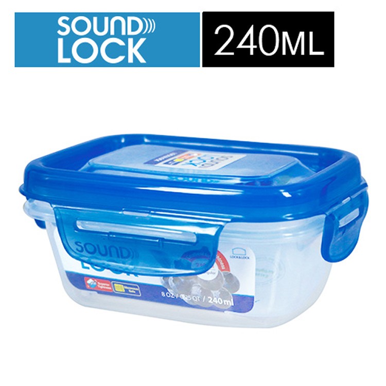 樂扣樂扣SoundLock輕巧保鮮盒240ml