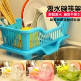 碗筷瀝水收納架-綠色