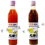 埔里大坪頂百香果濃縮汁〈520g / 瓶裝〉 去籽和帶籽2種