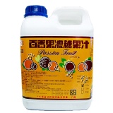 (一心農場) 埔里大坪頂百香果濃糖果汁〈2.5Kg / 桶裝〉 SGS檢驗合格