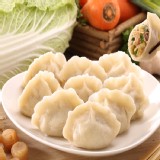 手工水餃(招牌白菜干貝口味) 特價：$150