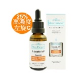 高濃度左旋C(25%)精華原液 (5折)美白!深入底層改善肌膚黯沈去除色素沉澱、淡化皮膚斑點，防止皮膚細胞的受損，創造肌膚無限光透亮