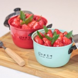【木匠手作】電鍋版草莓舒芙蕾(紅&綠)