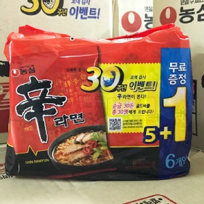 農心-辛拉麵(5+1版) 特價：$138