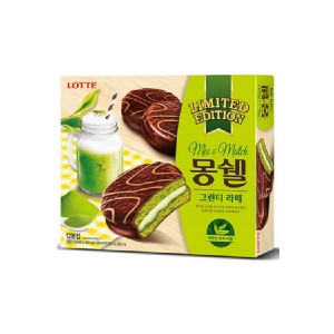 韓國LOTTE樂天-抹茶巧克力派 夾心派 (12枚入) 特價：$225
