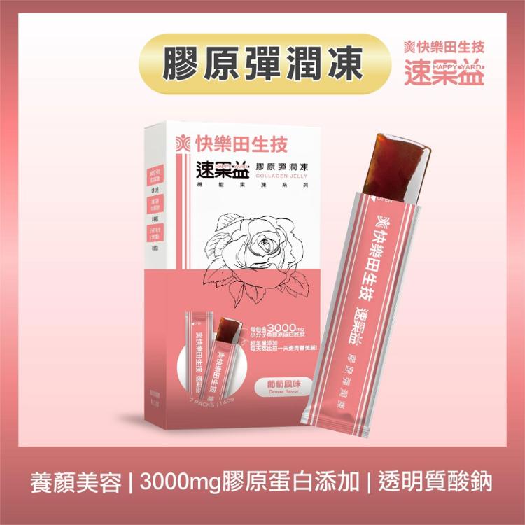 【快樂田生技】速果益 膠原彈潤凍 20克 /30條