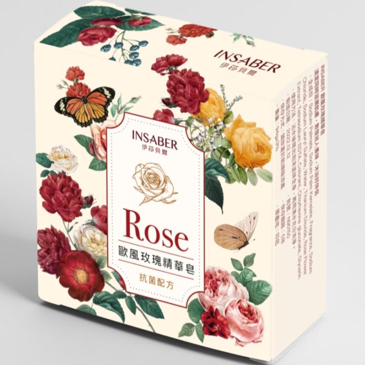 伊莎貝爾玫瑰歐風精華皂94g、橄欖歐風精華皂94g、涼感運動香皂94g、乳木果油歐風精華皂94g、