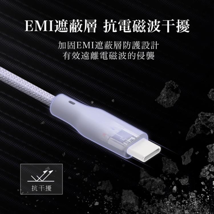 【bitro】BC120AC USB-A to Type-C 編織充電線 1.2M 台灣製造