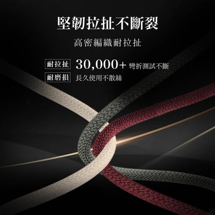 【bitro】BC120AL USB-A to Lightning 編織充電線 1.2M 台灣製造