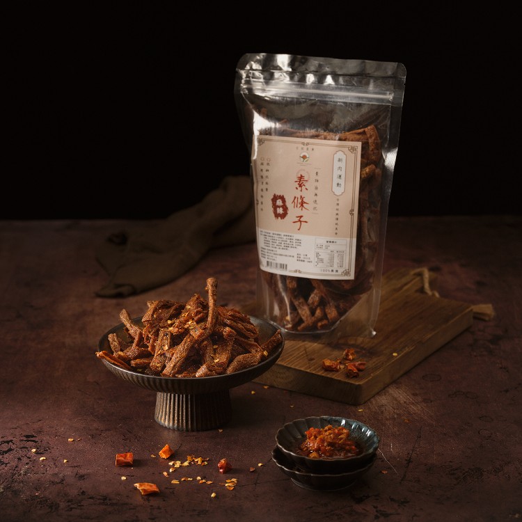 【日初良食】素條子 素蹄筋 素肉條 健康零嘴 兩種口味任選 原味、麻辣