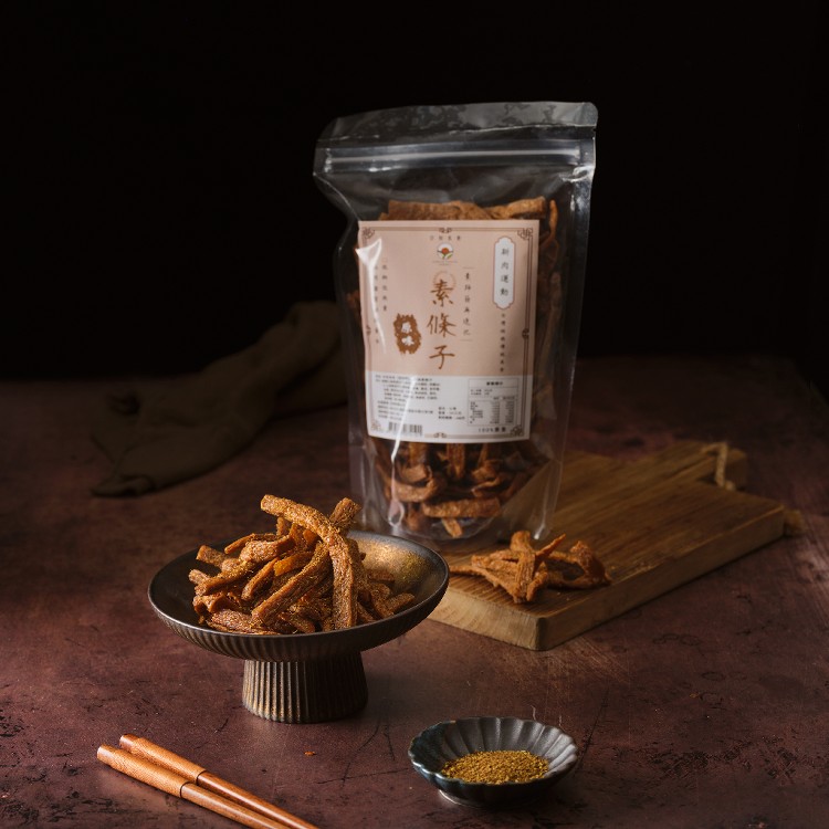 【日初良食】素條子 素蹄筋 素肉條 健康零嘴 兩種口味任選 原味、麻辣