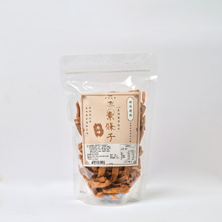 【日初良食】素條子 素蹄筋 素肉條 健康零嘴 兩種口味任選 原味、麻辣