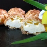 純手工泡芙(卡士達鮮奶)單價12元一盒10入