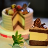 7吋巧克力冰淇淋鮮奶油蛋糕