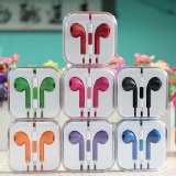 出清倒店貨iphone專用耳機麥克風含音量控制-紫色 特價：$35