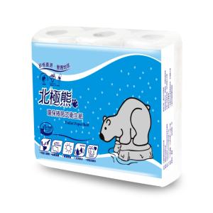 【北極熊】環保小捲筒衛生紙270組x96捲/箱
