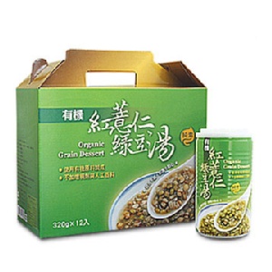 健康輕食．里仁．有機紅薏仁綠豆湯禮盒（12入） 特價：$340