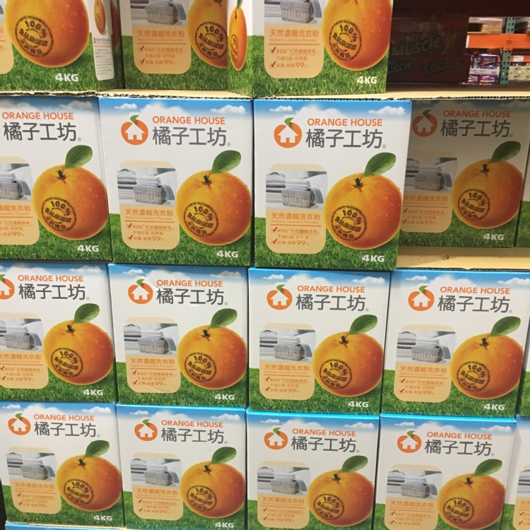 橘子工坊濃縮洗衣粉4公斤
