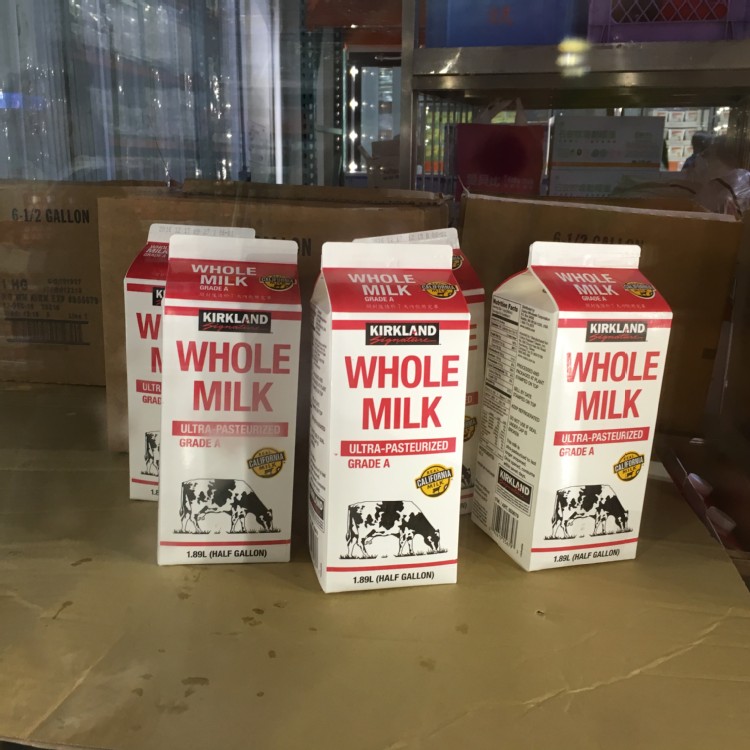 KIRKLAND科克蘭WHOLE MILK全脂鮮乳