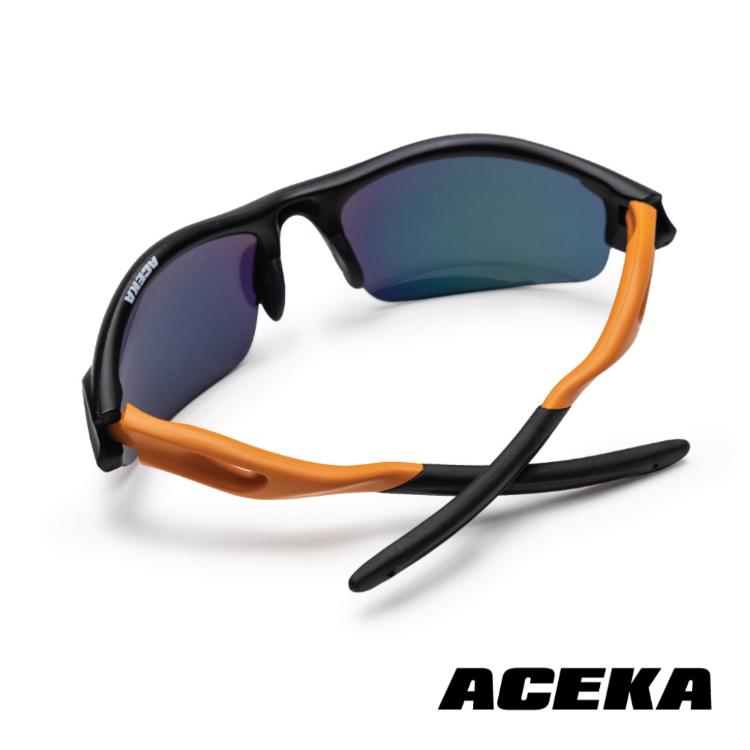 【ACEKA】SONIC系列 超輕量炫彩運動太陽眼鏡 (活力橘)