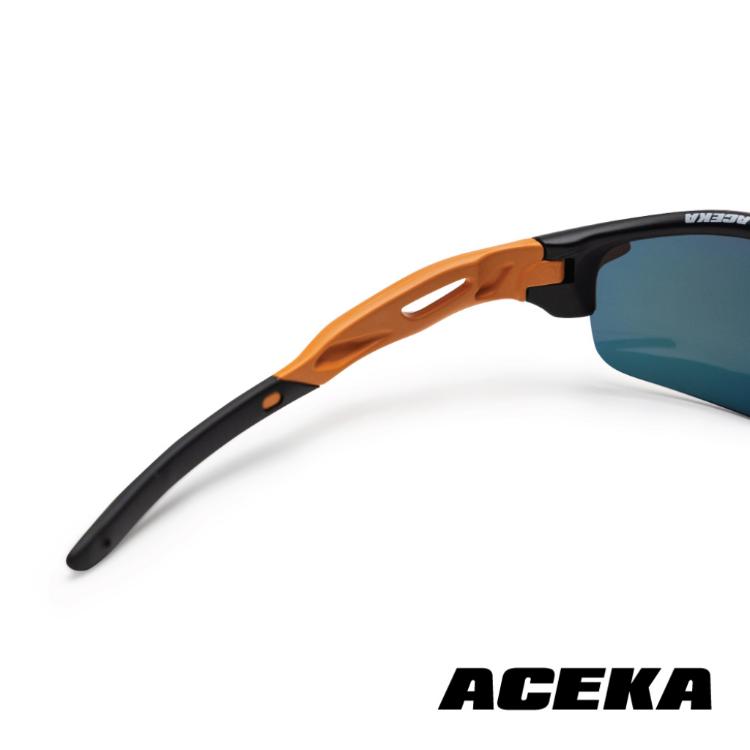 【ACEKA】SONIC系列 超輕量炫彩運動太陽眼鏡 (活力橘)