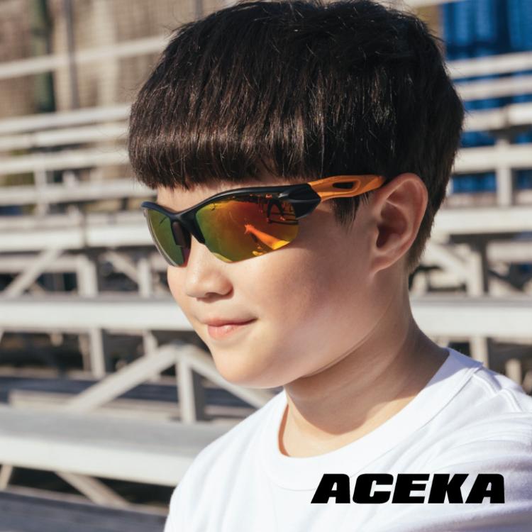 【ACEKA】SONIC系列 超輕量炫彩運動太陽眼鏡 (活力橘)