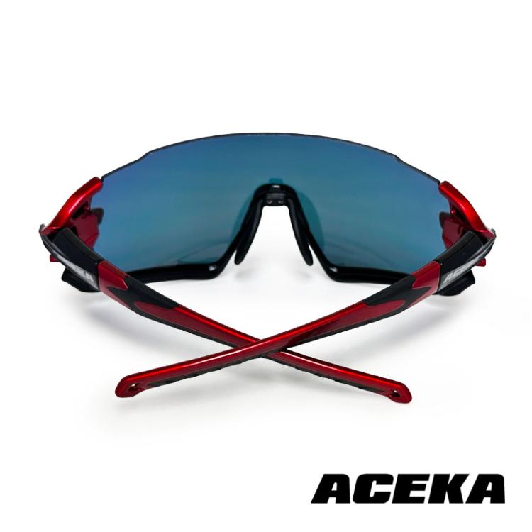 【ACEKA】SONIC系列 烈日幻彩/紫電幻彩 半框運動太陽眼鏡