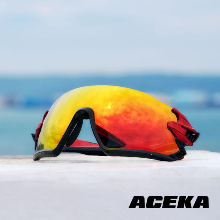 【ACEKA】SONIC系列 烈日幻彩/紫電幻彩 半框運動太陽眼鏡