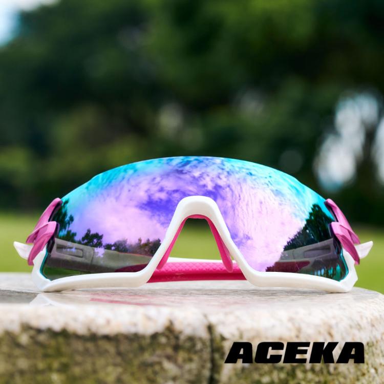 【ACEKA】SONIC系列 烈日幻彩/紫電幻彩 半框運動太陽眼鏡
