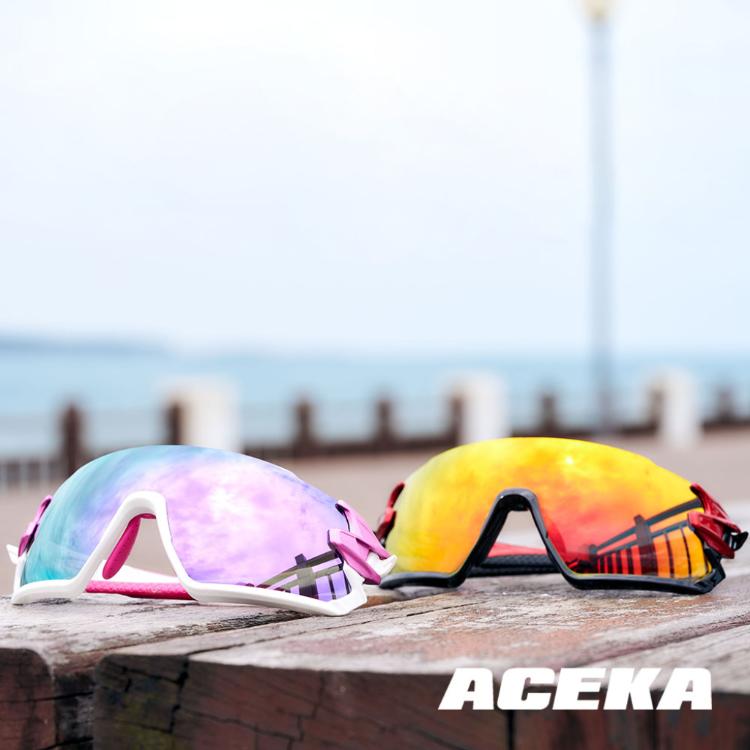 【ACEKA】SONIC系列 烈日幻彩/紫電幻彩 半框運動太陽眼鏡