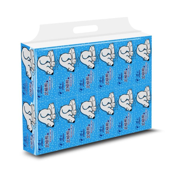 免運!【北極熊】1箱72包 環保抽取式衛生紙100抽*72包/箱 100抽*72包/箱
