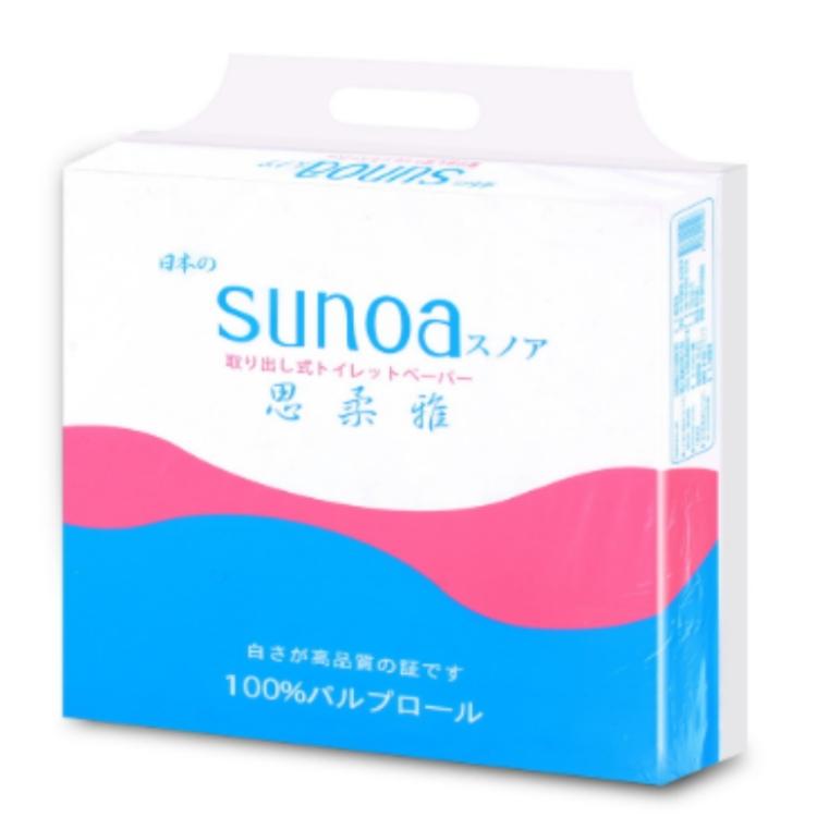 免運!【SUNOA】1箱80包 抽取式衛生紙100抽*80包/箱 100抽*80包/箱