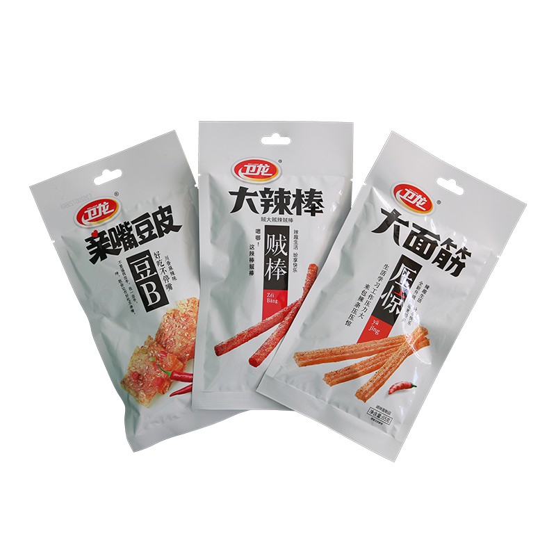 大辣棒，大面筋，亲豆皮，全科。生活学习工作压力大，米包辣条压压也，理生活的享快s，这辣棒赋棒，好吃不停嘴，我1。