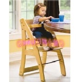 ◎出口歐洲日本-#802◎原木/可調整高度大人可坐多功能餐椅/免運